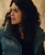 Molly Farber Culprits 2023 Blue Puffer Vest