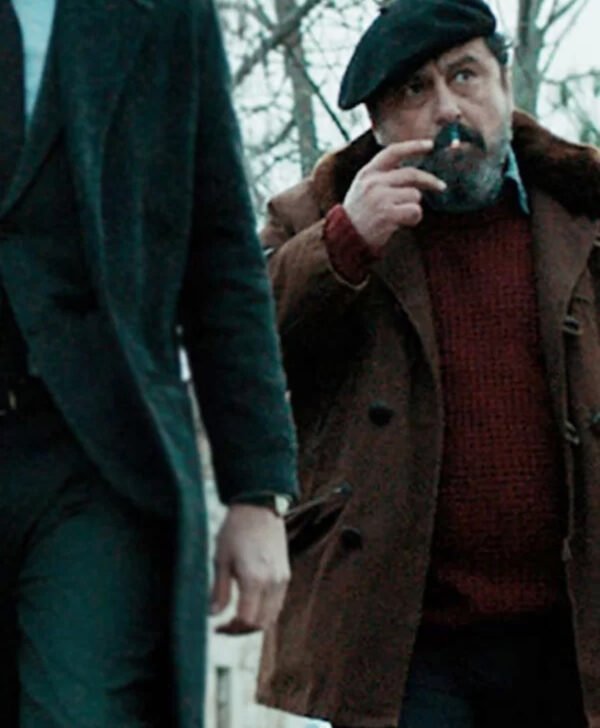Money Heist Moscú Brown Leather Coat