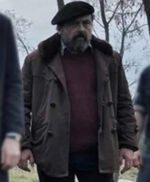 Money Heist Moscú Brown Leather Coat