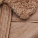 Monica Shearling Fur Lined Brown Jacket