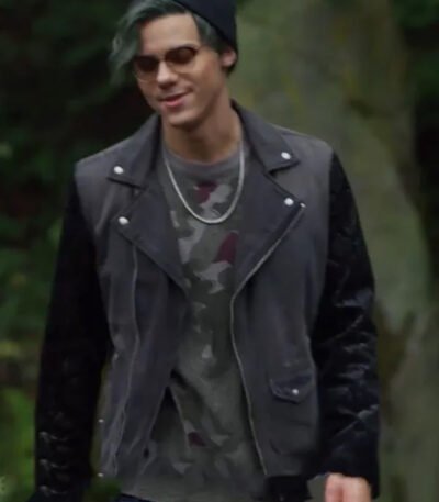 Monster High The Movie Deuce Gorgon Black Leather Jacket