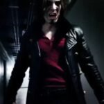 Morbius Dr Michael Black Leather Trench Coat