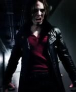 Morbius Dr Michael Black Leather Trench Coat