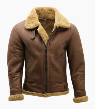 Morris WW2 Brown SF Bomber Flying Leather Jacket