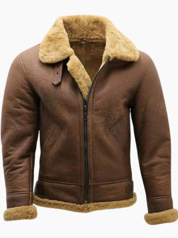 Morris WW2 Brown SF Bomber Flying Leather Jacket