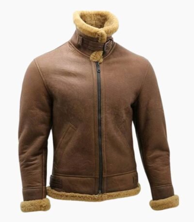 Morris WW2 Brown SF Bomber Flying Leather Jacket