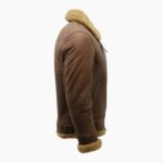 Morris WW2 Brown SF Bomber Flying Leather Jacket