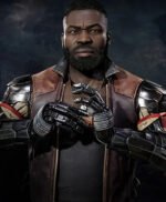 Mortal Kombat 11 Jax Leather Brown Vest