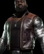 Mortal Kombat 11 Jax Leather Brown Vest