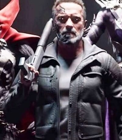 Mortal Kombat 11 Terminator Hoodie Jacket