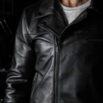 Motorcycle Black Leather Jacket
