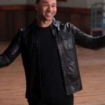Mr Mazzara High School Musical S03 Black Leather Jacket