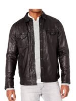 Mr Mazzara High School Musical S03 Black Leather Jacket