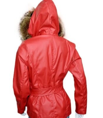 Mrs Claus The Christmas Chronicles Red Leather Jacket