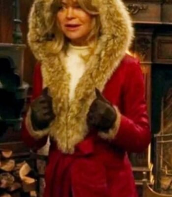 Mrs Claus The Christmas Chronicles Red Leather Jacket