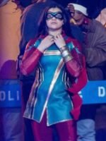 Ms. Marvel Kamala Khan Leather Costume Jacket