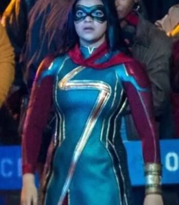 Ms. Marvel Kamala Khan Leather Costume Jacket