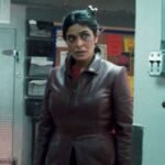 Ms. Marvel Nimra Bucha Maroon Leather Jacket