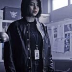 My Name Han So Hee Black Bomber Leather Jacket