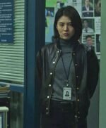 My Name Han So Hee Black Bomber Leather Jacket