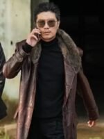 My Name Mu-jin Choi Brown Fur Collar Long Coat