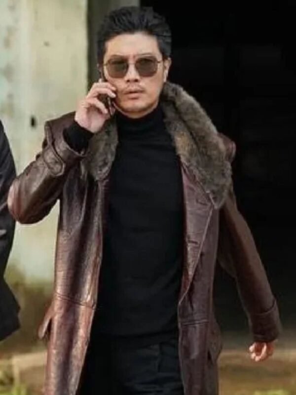My Name Mu-jin Choi Brown Fur Collar Long Coat