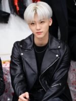 NCT Jaemin Black Leather Jacket