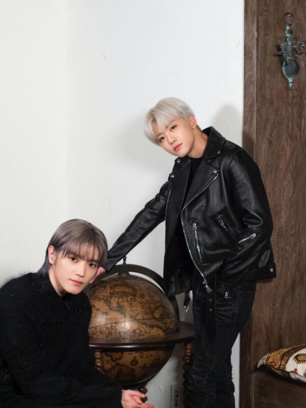 NCT Jaemin Black Leather Jacket
