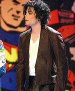 NSync and Michael Jackson 2001 Brown Jacket