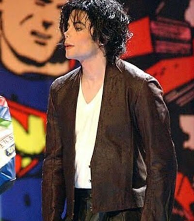 NSync and Michael Jackson 2001 Brown Jacket