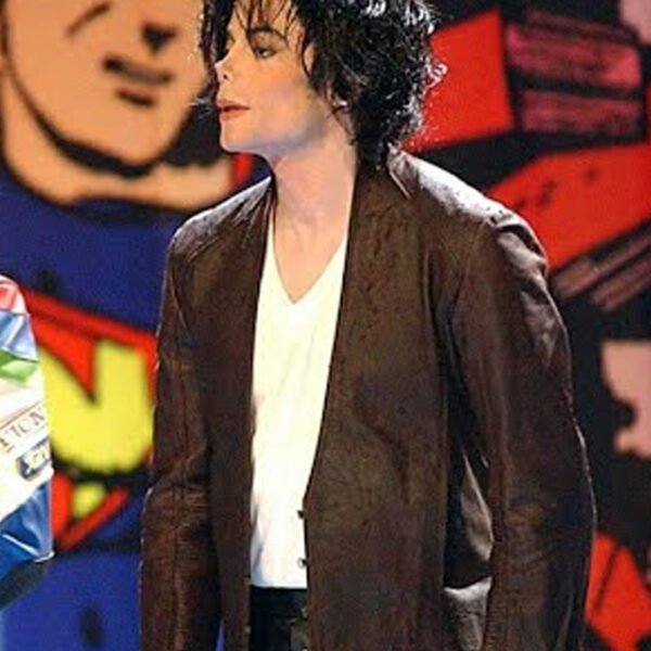 NSync and Michael Jackson 2001 Brown Jacket