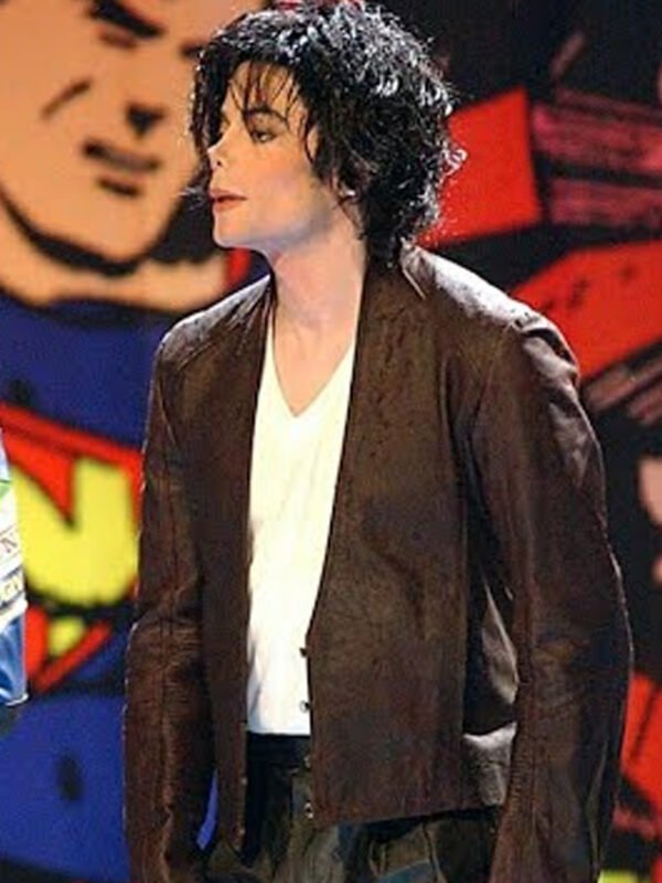 NSync and Michael Jackson 2001 Brown Jacket