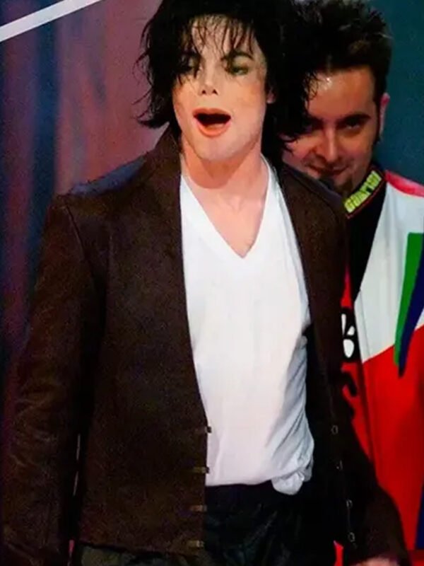 NSync and Michael Jackson 2001 Brown Jacket