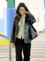 NYC Bella Hadid Black Leather Jacket