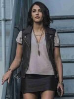 Naomi Scott Power Rangers Leather Vest