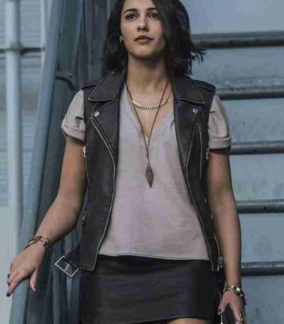 Naomi Scott Power Rangers Leather Vest