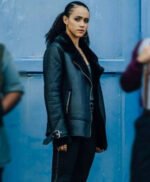 Nathalie Emmanuel Army of Thieves Leather Jacket