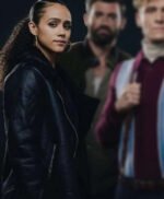 Nathalie Emmanuel Army of Thieves Leather Jacket