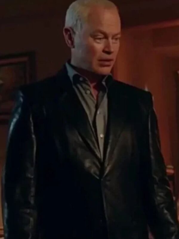 Neal Mcdonough DCs Legends Of Tomorrow Black Leather Blazer