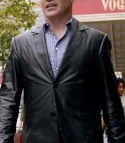 Neal Mcdonough DCs Legends Of Tomorrow Black Leather Blazer