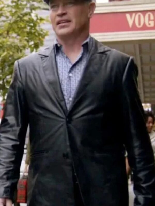 Neal Mcdonough DCs Legends Of Tomorrow Black Leather Blazer
