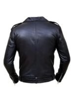 Negan Smith The Walking Dead Dead City S02 Black Biker Jacket