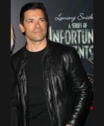 Neil Patrick Harris Premiere Event Black Leather Jacket