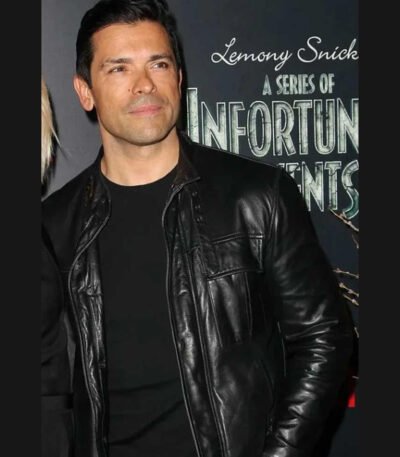 Neil Patrick Harris Premiere Event Black Leather Jacket