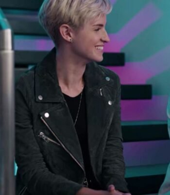 Never Have I Ever Eve Black Biker Leather Jacket