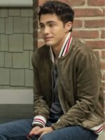 Never Have I Ever Paxton Bomber Leather Jacket