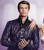 Nicholas Galitzine Cinderella Black Leather Jacket