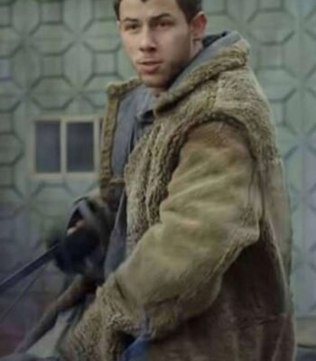 Nick Jonas Chaos Walking Davy Prentiss Fur Coat