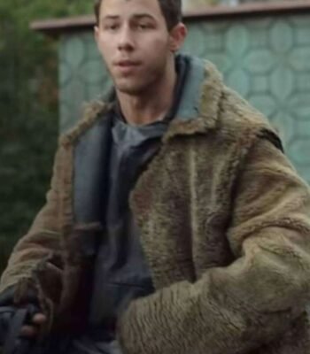 Nick Jonas Chaos Walking Davy Prentiss Fur Coat