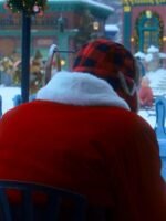 Nick Kringle Noelle Red San­ta Clause Cos­tume Coat